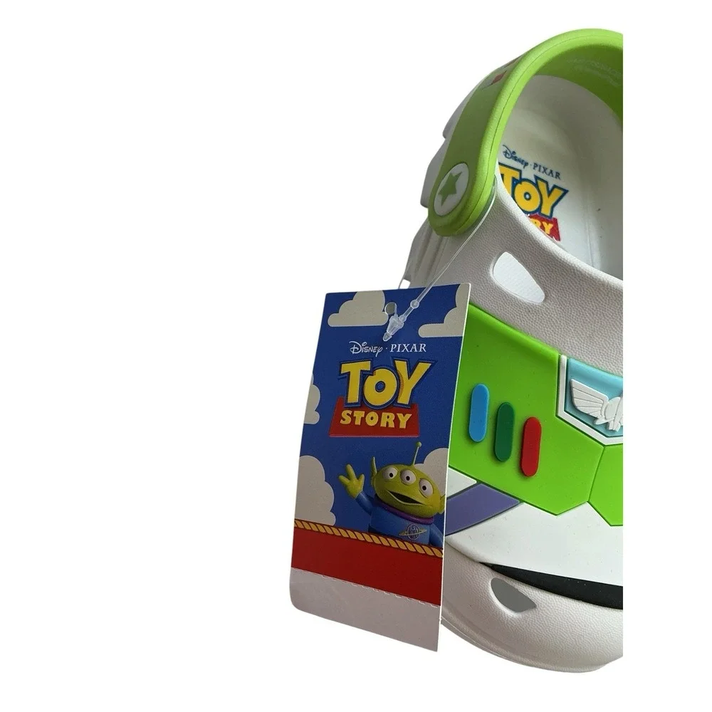 Disney Pixar Toy Story Clogs Toddler Sandals Buzz Lightyear Woody Sz 7/8
